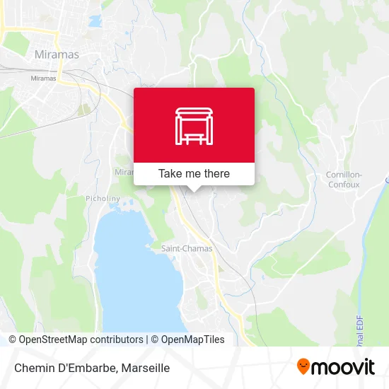 Chemin D'Embarbe map