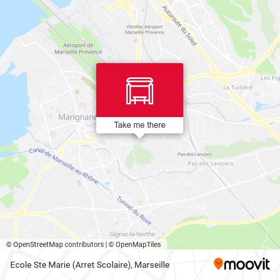 Mapa Ecole Ste Marie (Arret Scolaire)