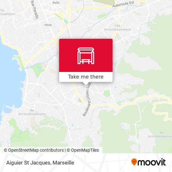 Aiguier St Jacques map