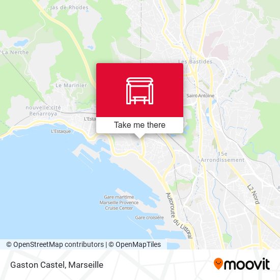 Gaston Castel map