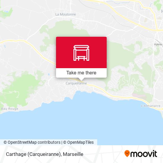 Carthage (Carqueiranne) map