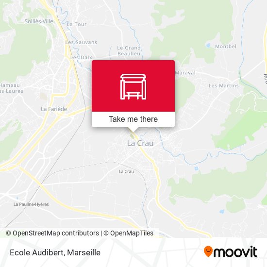 Mapa Ecole Audibert