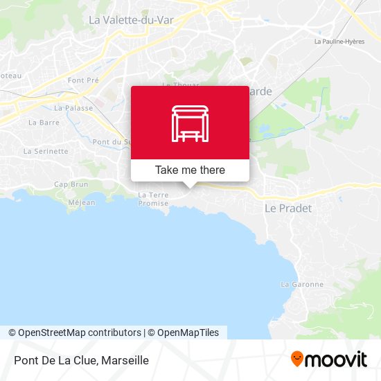 Pont De La Clue map