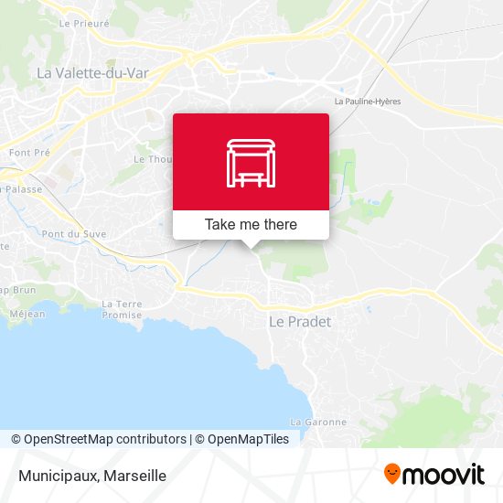 Municipaux map