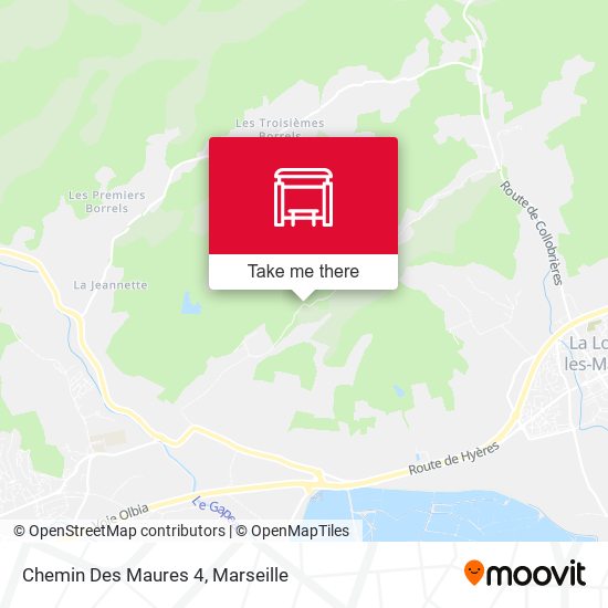 Chemin Des Maures 4 map