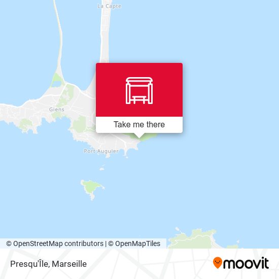 Presqu'Île map