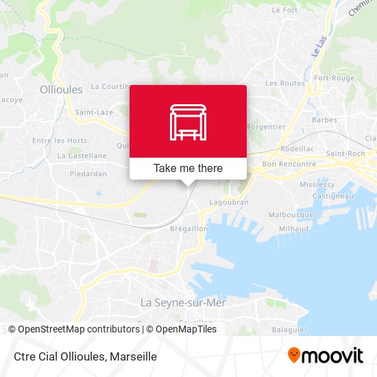 Ctre Cial Ollioules map