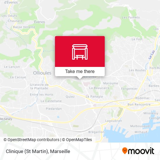 Clinique (St Martin) map