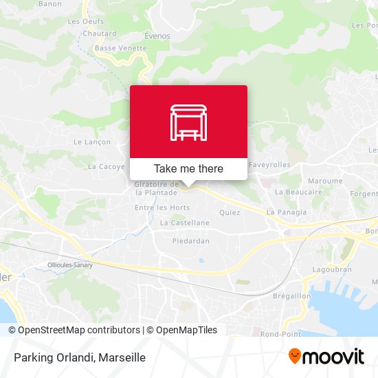 Parking Orlandi map