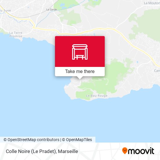 Colle Noire (Le Pradet) map