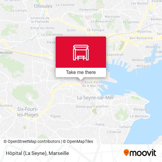 Hôpital (La Seyne) map