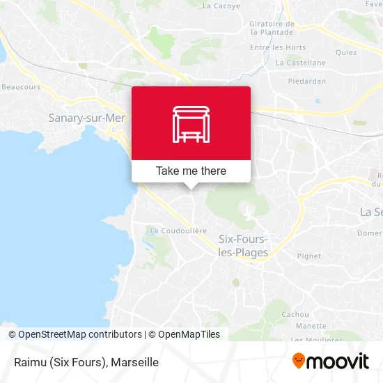 Raimu (Six Fours) map