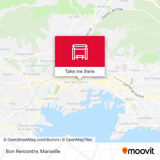 Bon Rencontre map