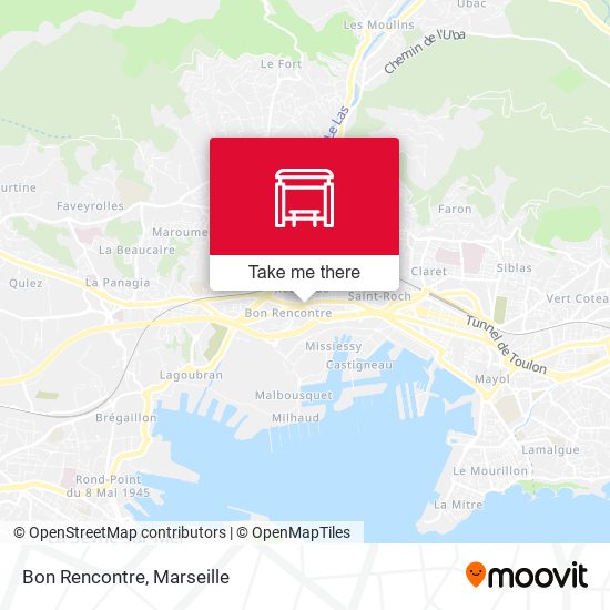 Bon Rencontre map