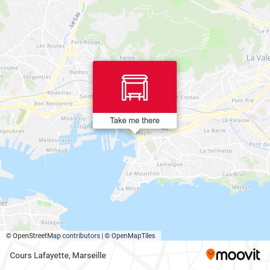 Cours Lafayette map