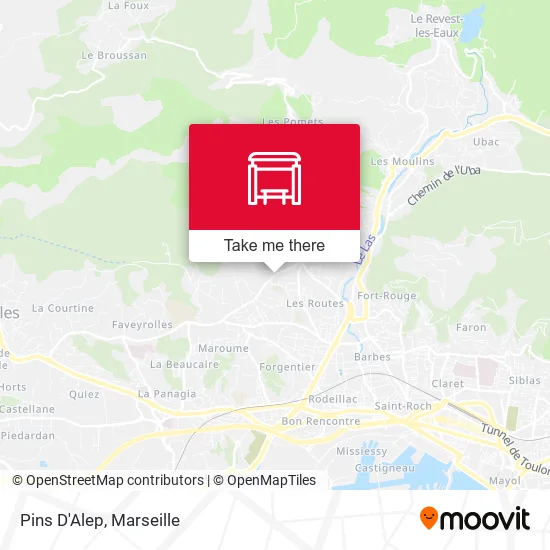 Pins D'Alep map