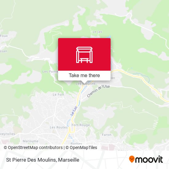 St Pierre Des Moulins map