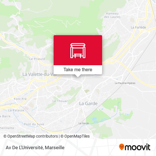 Mapa Av De L'Université