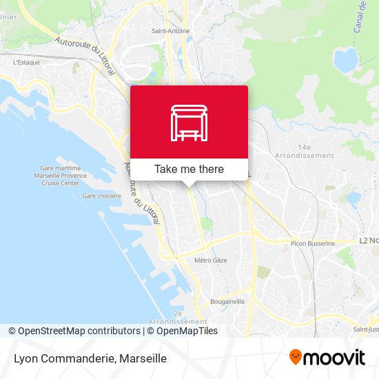 Lyon Commanderie map