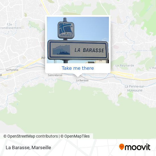Mapa La Barasse