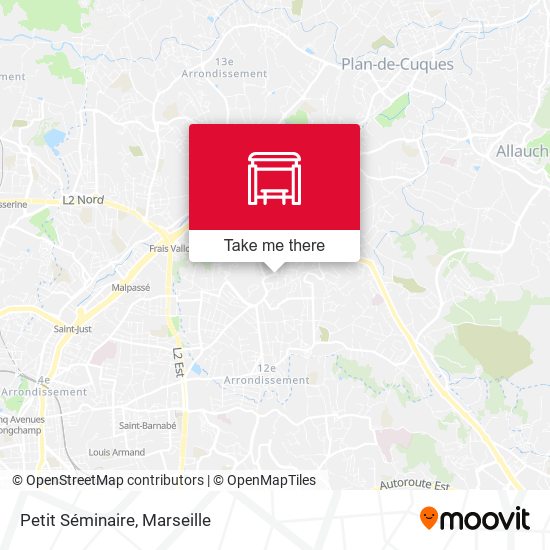 Petit Séminaire map