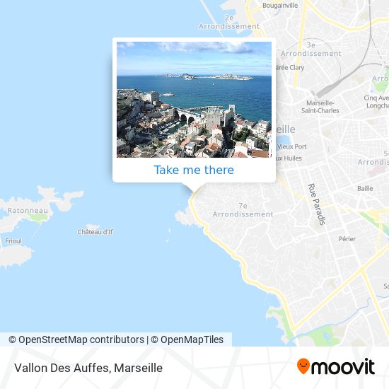 Vallon Des Auffes map