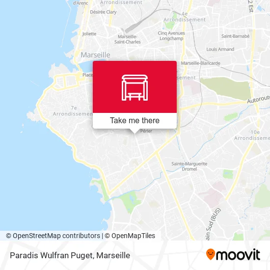 Paradis Wulfran Puget map