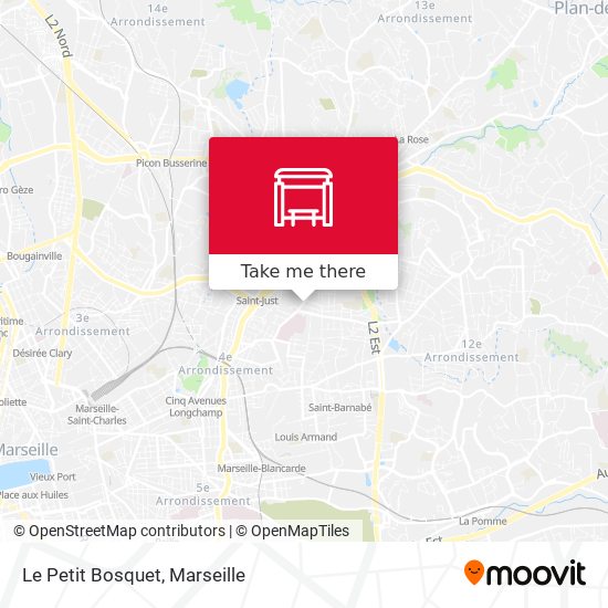 Le Petit Bosquet map