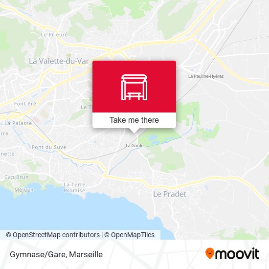 Gymnase/Gare map