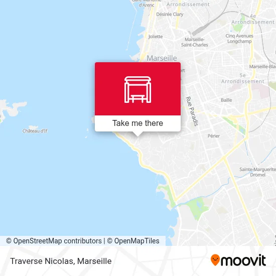 Traverse Nicolas map