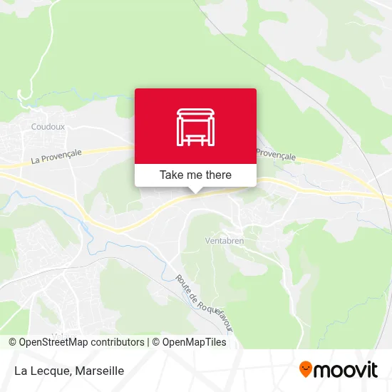 La Lecque map