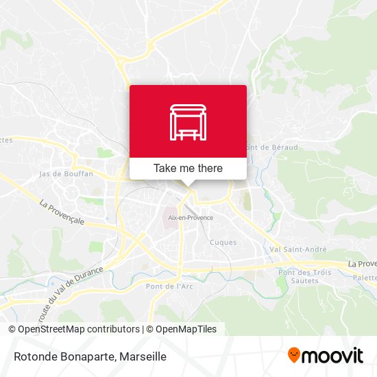 Rotonde Bonaparte map