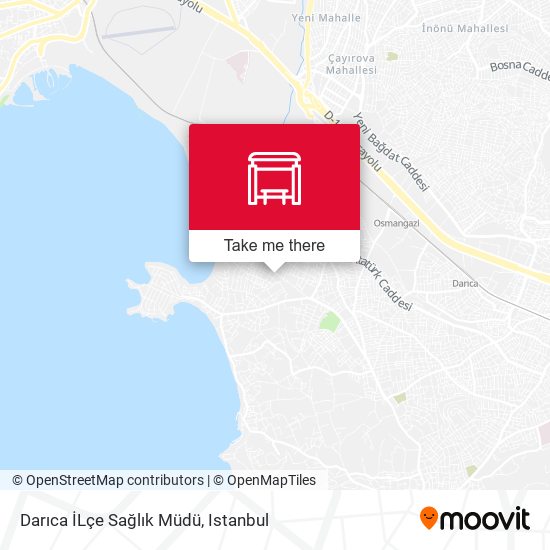 Darıca İLçe Sağlık Müdü map