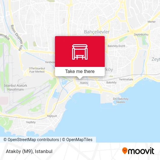 Ataköy (M9) map