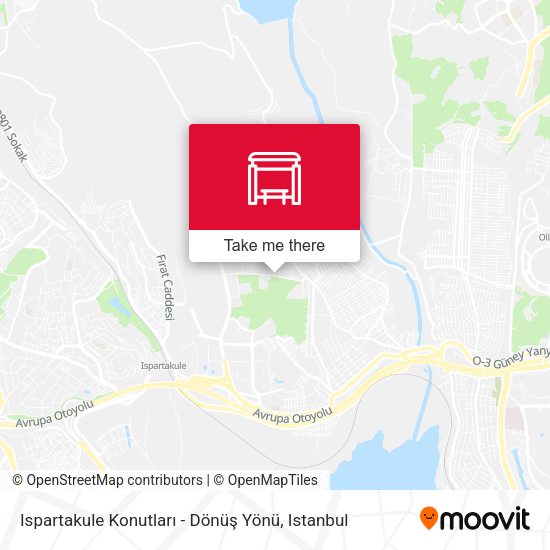 Ispartakule Konutları - Dönüş Yönü map