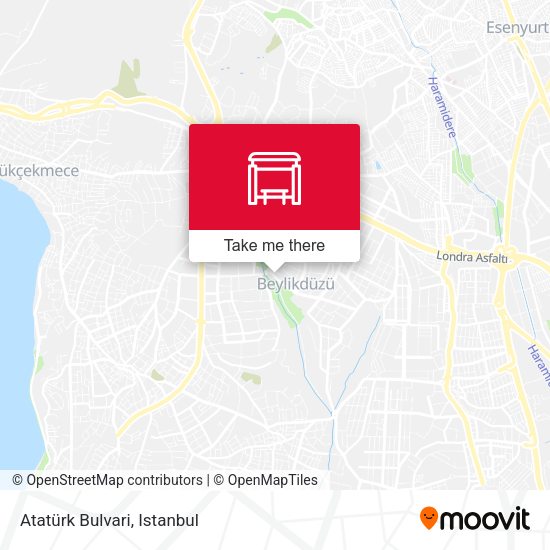 Atatürk Bulvari map