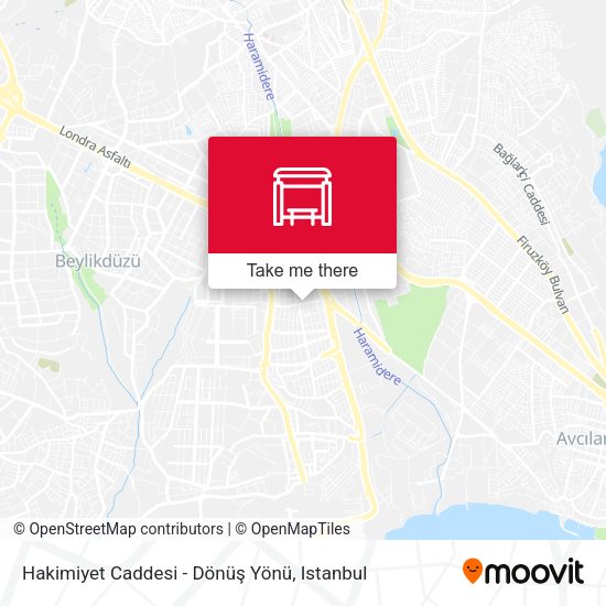 Hakimiyet Caddesi - Dönüş Yönü map