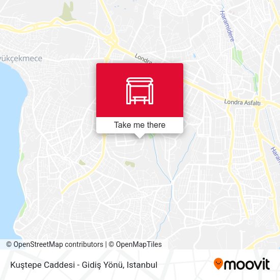 Kuştepe Caddesi - Gidiş Yönü map