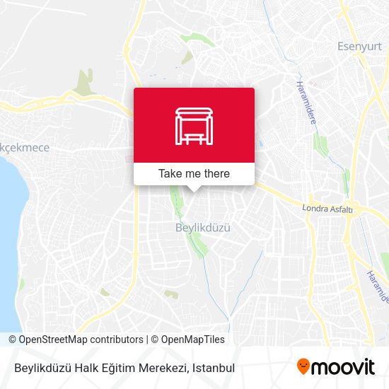 Beylikdüzü Halk Eğitim Merekezi map