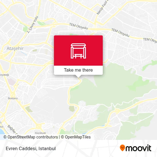 Evren Caddesi map