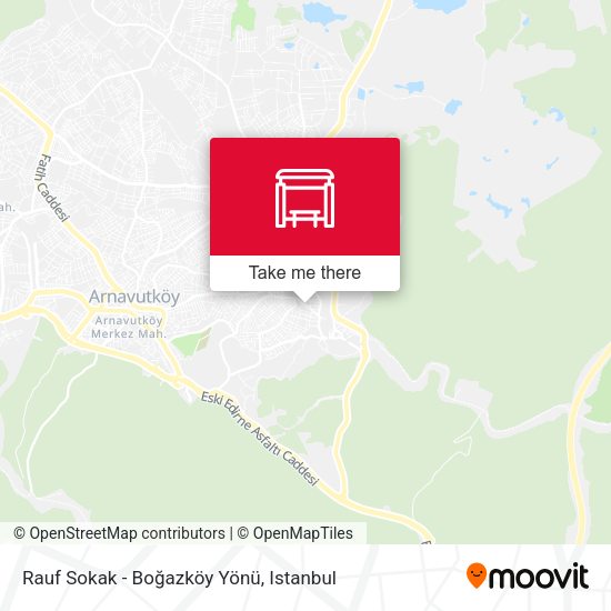 Rauf Sokak - Boğazköy Yönü map