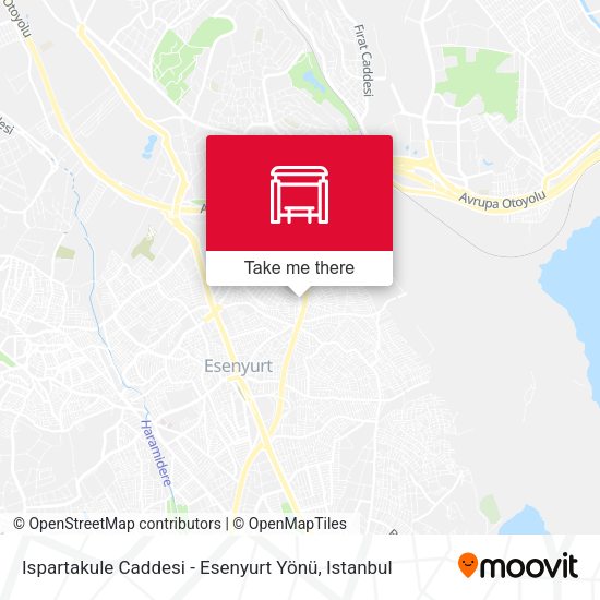 Ispartakule Caddesi - Esenyurt Yönü map