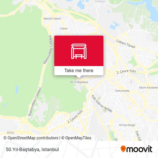 50.Yıl-Baştabya map