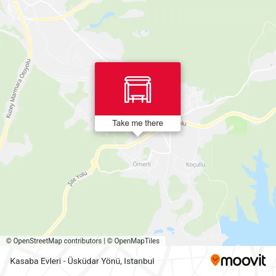 Kasaba Evleri - Üsküdar Yönü map