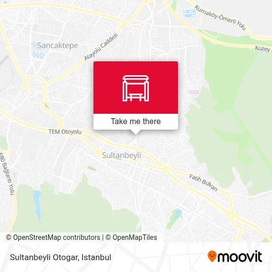 Sultanbeyli Otogar map