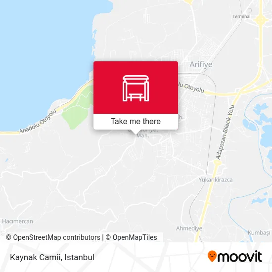 Kaynak Camii map