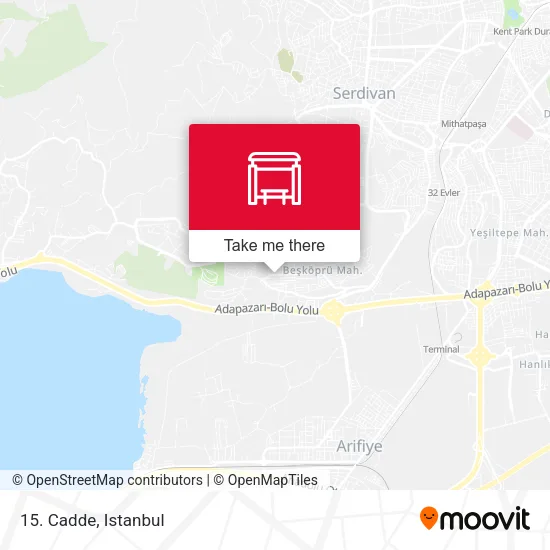 15. Cadde map