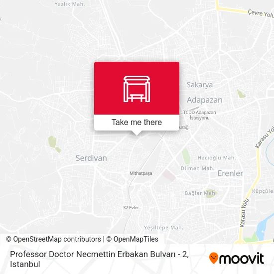 Professor Doctor Necmettin Erbakan Bulvarı - 2 map