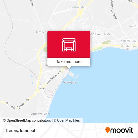 Tredaş map