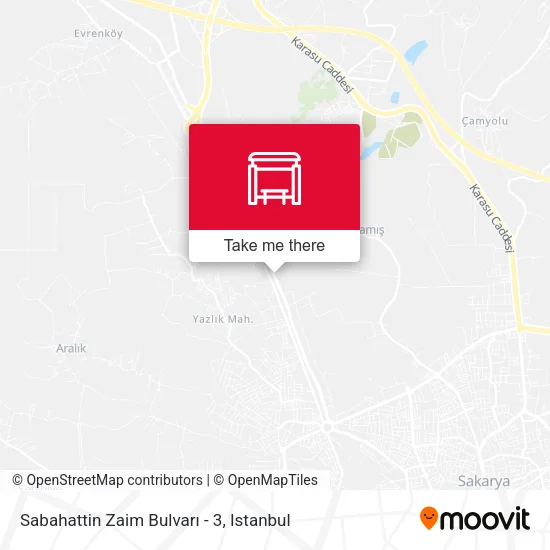 Sabahattin Zaim Bulvarı - 3 map